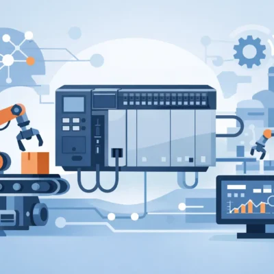 Automatización industrial con PLC en planta