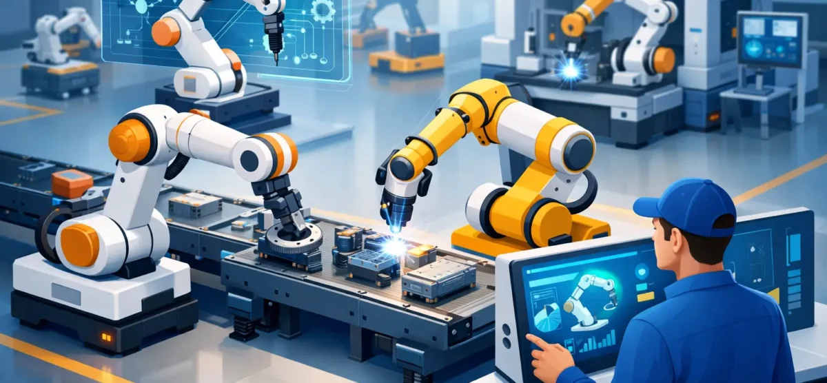 Integración de robots industriales efectiva