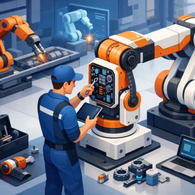 Mantenimiento de robots industriales eficaz