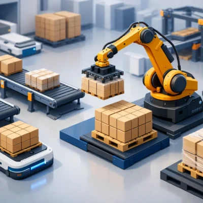 Paletizado robotizado en planta: cuándo conviene
