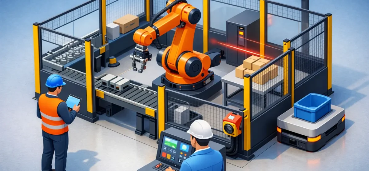 Cómo implementar celdas robotizadas seguras