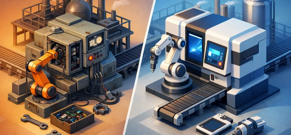Retrofit industrial vs equipo nuevo