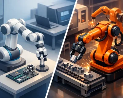 Robot colaborativo vs robot industrial