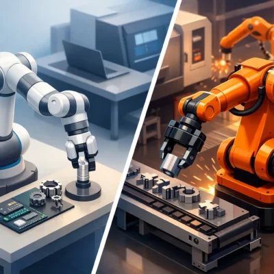 Robot colaborativo vs robot industrial