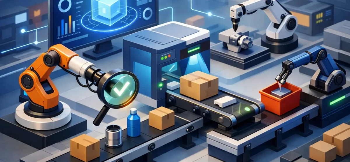 Automatización para control de calidad industrial