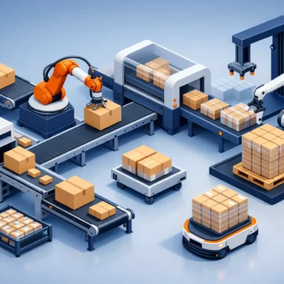 Automatización para fin de línea industrial