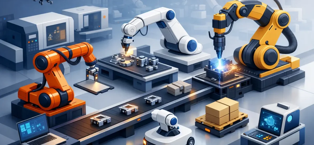 Guía de integración robótica industrial