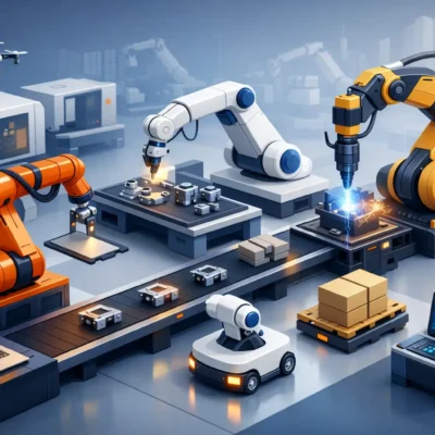 Guía de integración robótica industrial