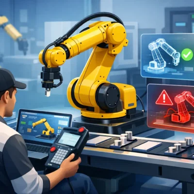 Programación de robots FANUC sin errores