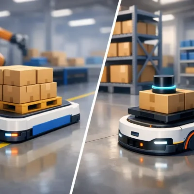 AGV vs AMR industrial: cuál conviene a tu planta