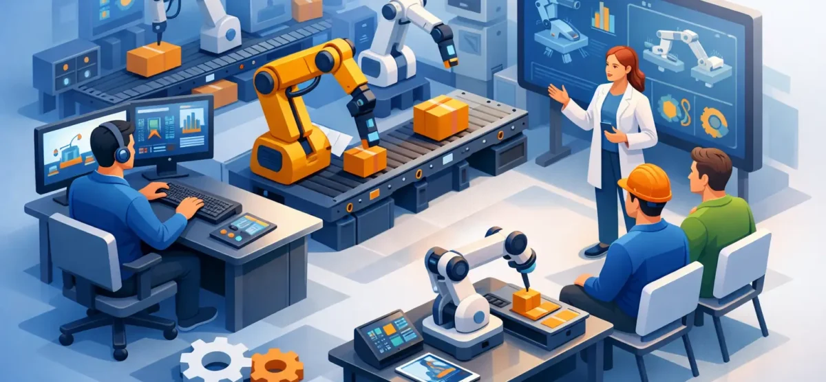 Capacitación en automatización industrial que rinde