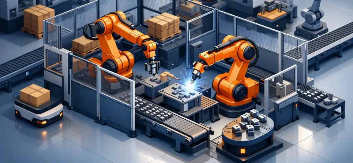 Celdas robotizadas industriales para producir más