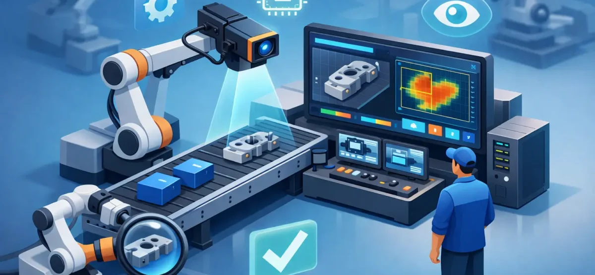 Cómo implementar visión artificial industrial