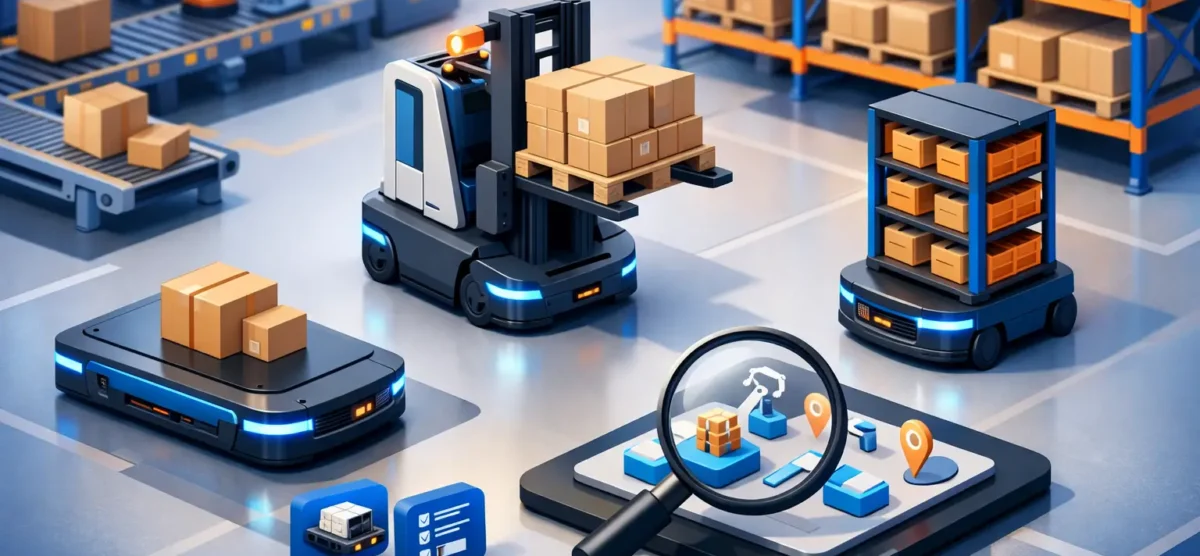 Cómo seleccionar AGV para logística industrial