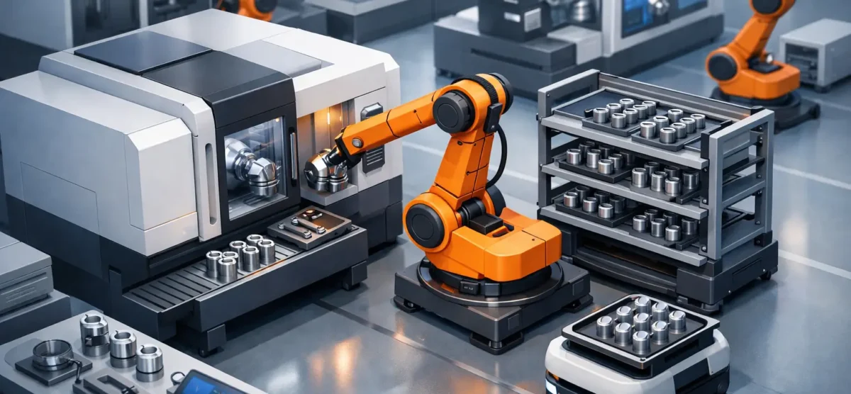 Guía para automatizar maquinado CNC en planta