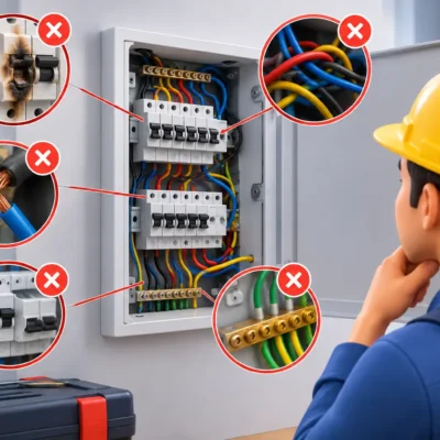 8 errores comunes en tableros eléctricos