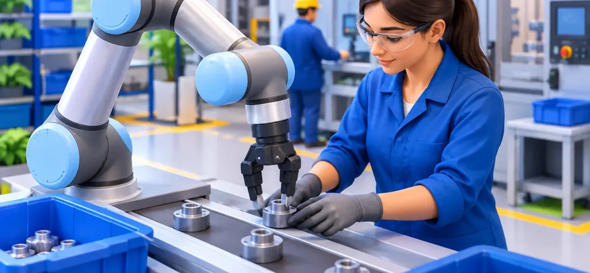 Cuándo usar robots colaborativos en planta