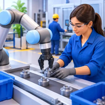 Cuándo usar robots colaborativos en planta